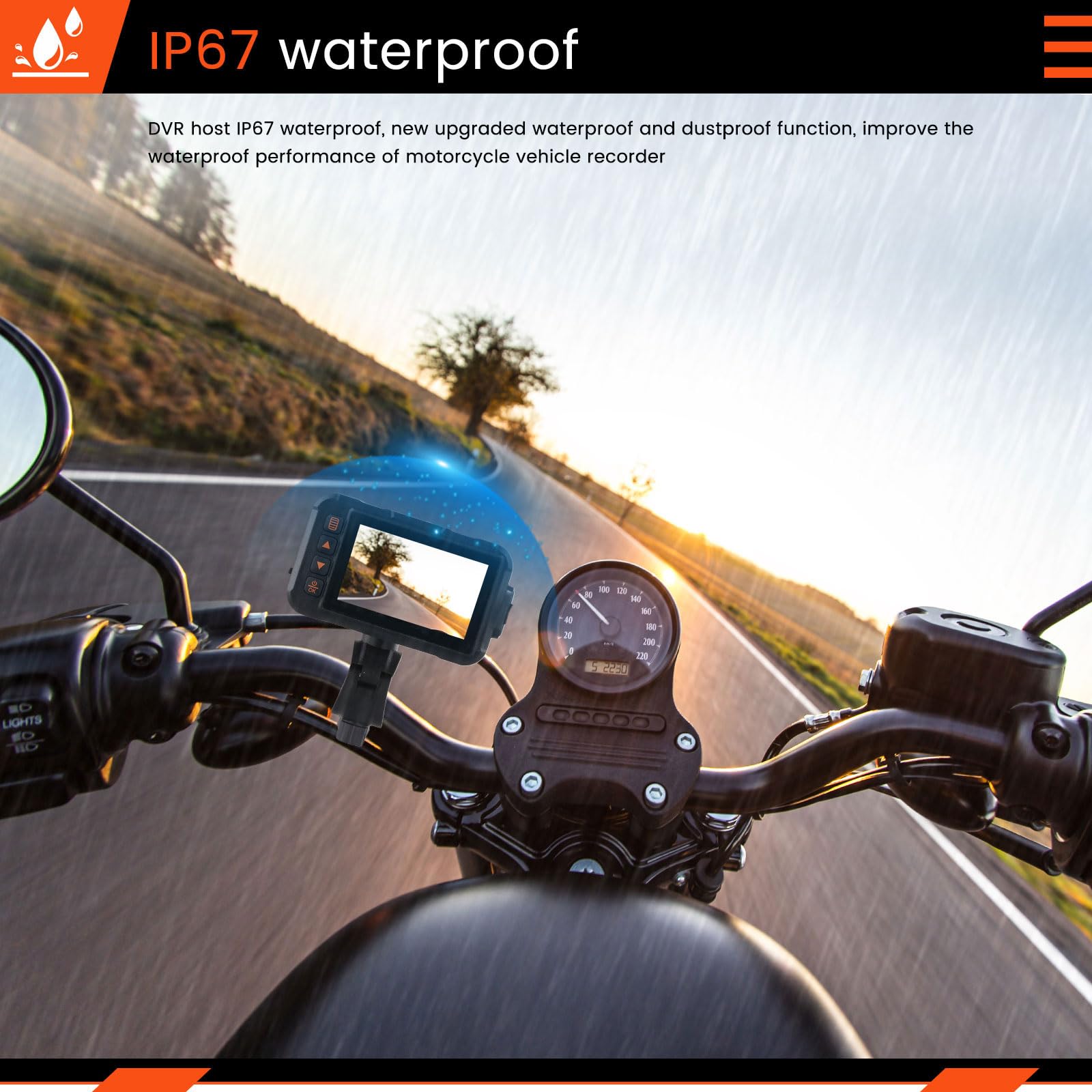 Amazon.com: Motorcycle Dash Cam, 3